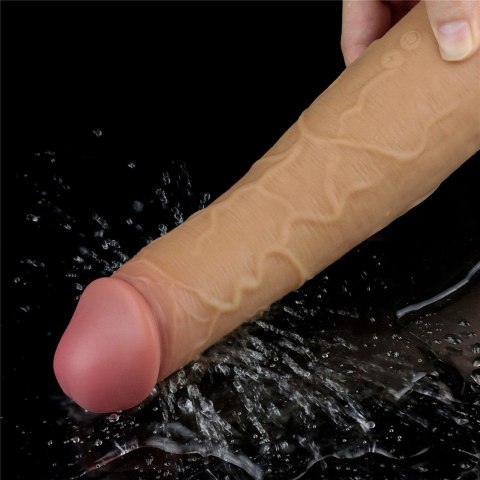 Lovetoy 8.0'' Dual Layered Platinum Silicone Rotator