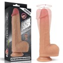 Lovetoy 8.5"" Dual layered Silicone Rotating Nature Cock Anthony
