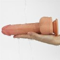 Lovetoy 8.5"" Dual layered Silicone Rotating Nature Cock Anthony