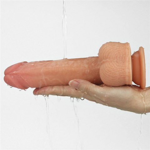 Lovetoy 8.5"" Dual layered Silicone Rotating Nature Cock Anthony