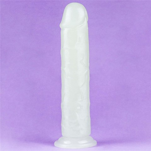 Świecące w ciemności dildo penis 21 cm