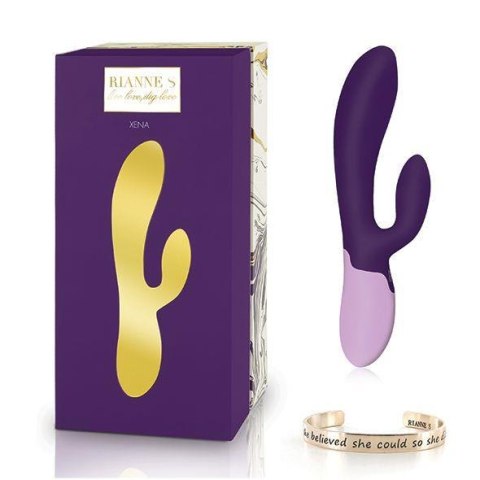 Rianne S RS - Essentials - Xena Rabbit Vibrator Deep Purple & Lilac