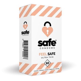 Safe SAFE - Condoms Feel Safe Ultra Thin (10 pcs)