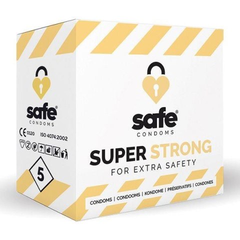 Safe SAFE - Condoms Super Strong for Extra Safety (5 pcs)