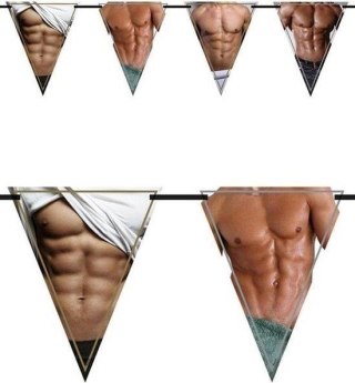 Kinky Pleasure Birthday Garlands Man - Flagbanner