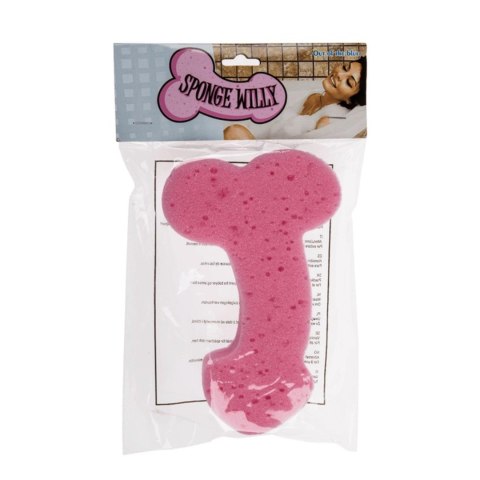 Kinky Pleasure Zabawka - Bath Sponge Penis - 19cm Pink