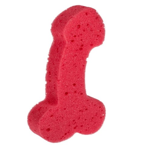 Kinky Pleasure Zabawka - Bath Sponge Penis - 19cm Red