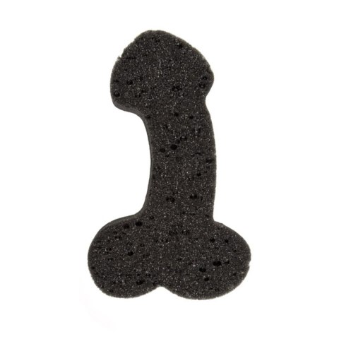 Kinky Pleasure Zabawka - Bath Sponge Penis - 19cm black