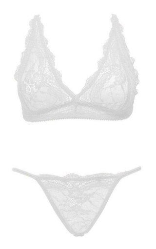 Ouno Ouno-Sexy Lingerie Set 2 parts-L/XL-White