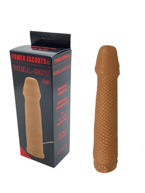 Power Escorts Drill Boy 03 - vibro with remote