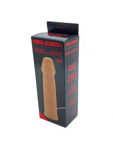 Power Escorts Drill Boy 03 - vibro with remote