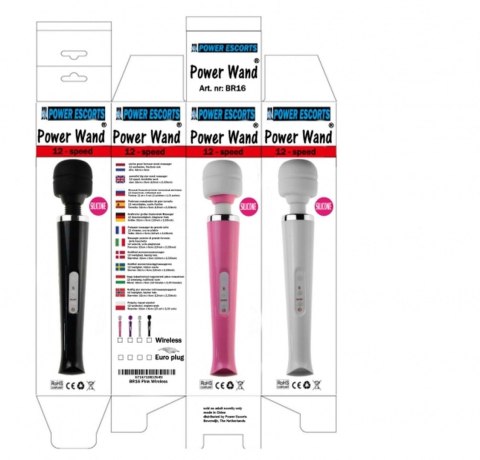 Power Escorts Powerwand pink eu plug big size wand massager