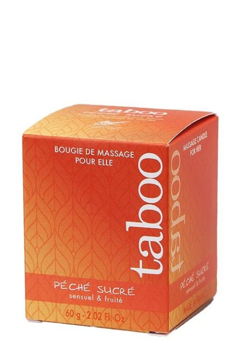 Ruf Świeca/krem-Peche Sucre Bougie Massage 60 gr