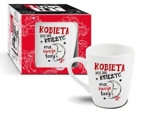 BGtech I LIKE IT - kubek baryłka 300ml-Kobieta jest jak księżyc ma swoje fazy