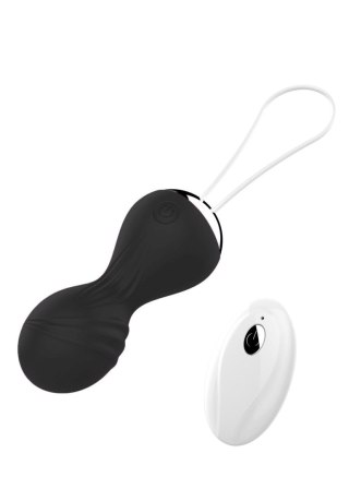 Boss Series Magic Kulki-Vibrating Silicone Kegel Balls USB 10 Function / Remote control -Black