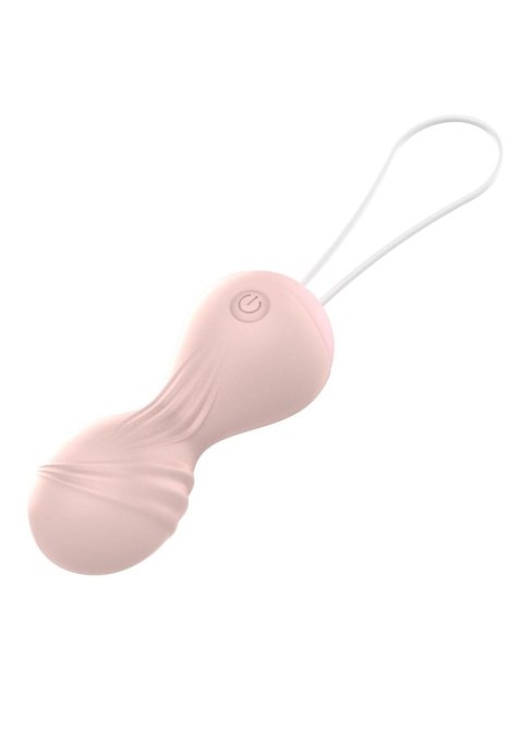 Boss Series Magic Kulki-Vibrating Silicone Kegel Balls USB 10 Function / Remote control -Flesh