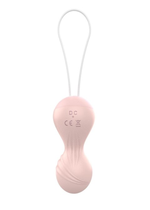 Boss Series Magic Kulki-Vibrating Silicone Kegel Balls USB 10 Function / Remote control -Flesh