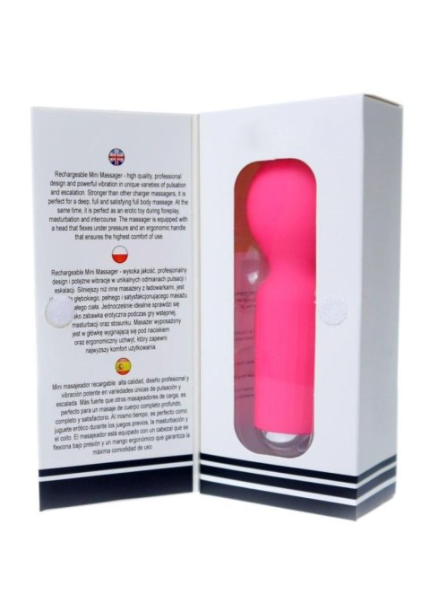 Boss Series Magic Stymulator-Rechargeable Mini Masager USB 20 Functions - Pink