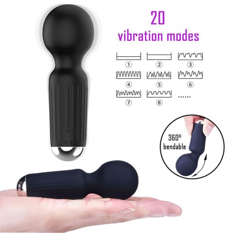 Wibrator Magic Stymulator, wibrator-Mini wibrator Mini Masager USB 20 Functions - Purple Wibrator Magic Stymulator, wibrator-Mini wibrator Mini Masager USB 20 Functions - Purple