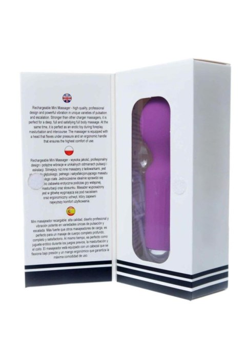 Wibrator Magic Stymulator, wibrator-Mini wibrator Mini Masager USB 20 Functions - Purple Wibrator Magic Stymulator, wibrator-Mini wibrator Mini Masager USB 20 Functions - Purple