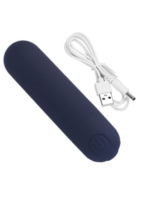 Boss Series Magic Wibrator-Strong Bullet Vibrator Black USB 10 Function