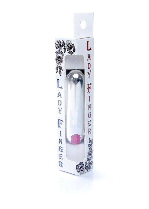 Boss Series Magic Wibrator-Strong Bullet Vibrator Silver/Pink USB 10 Function