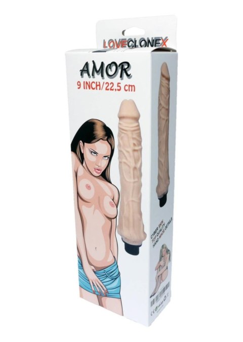 Boss Series Real Wibrator-AMOR-LOVECLONEX 9""""""""-vibration