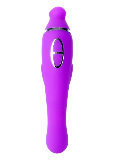 Boss Series Wibrator-KELLY Purple - 12- vibrating / 8 suction functions USB