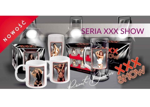 Hot Shot XXX SHOW -szklanka do piwa 500ml MĘŻCZYŹNI