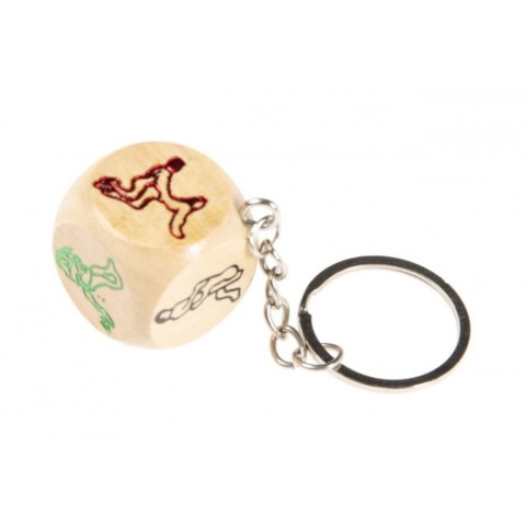 Kinky Pleasure Zabawka-Key Chain Sex Dice Display 1pc