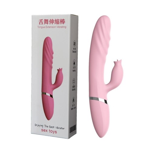 Boss Series Wibrator-Tongue Extension Vibrating, USB - Heating