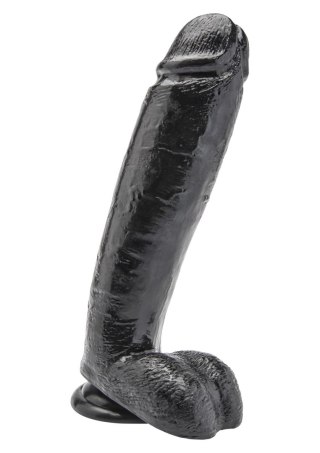 TOYJOY Dildo 10 inch with Balls Black