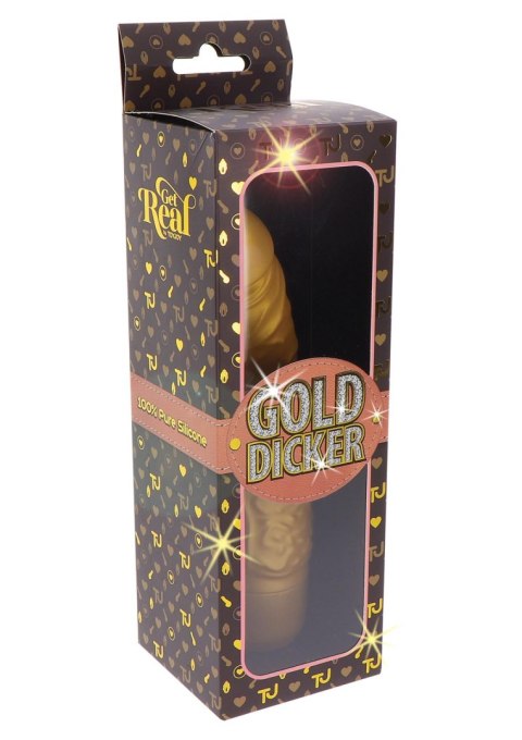 TOYJOY Gold Dicker Original Vibrator Gold