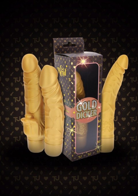 TOYJOY Gold Dicker Original Vibrator Gold