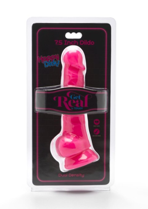 TOYJOY Happy Dicks 7.5in. with Balls Pink