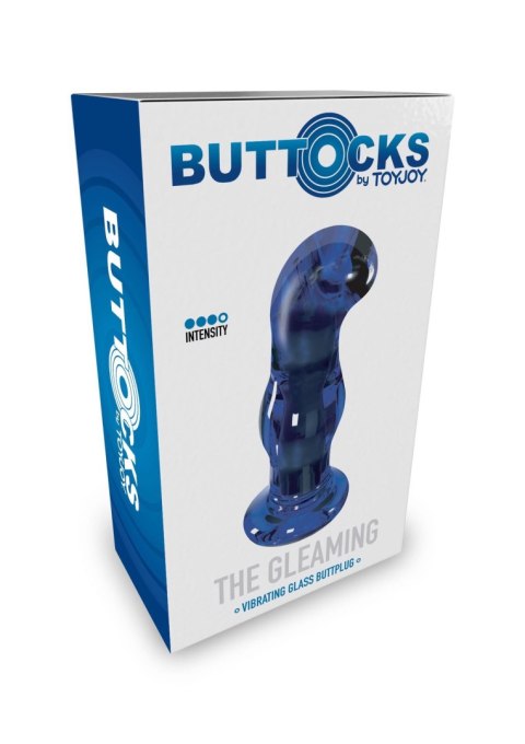 TOYJOY The Gleaming Glass Buttplug Blue