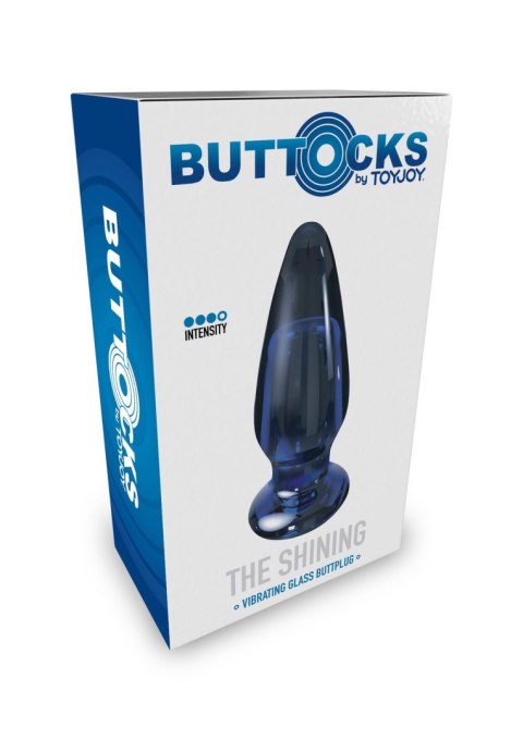 TOYJOY The Shining Glass Buttplug Blue