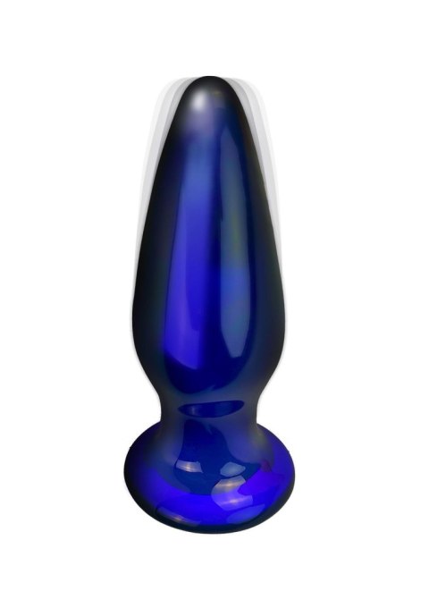 TOYJOY The Shining Glass Buttplug Blue