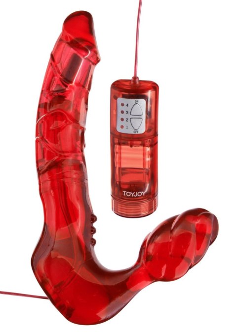 TOYJOY Bend Over Boyfriend Vibrator Red