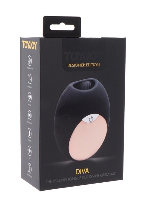 WIBRATOR Diva Mini Tongue Black