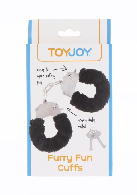 TOYJOY Furry Fun Cuffs Black