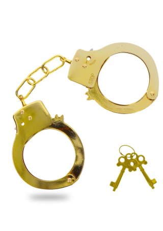 TOYJOY Metal Handcuffs Gold