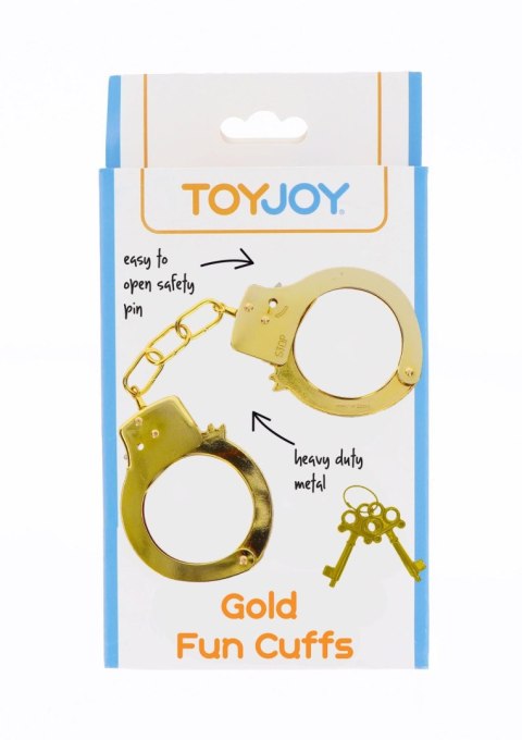 TOYJOY Metal Handcuffs Gold