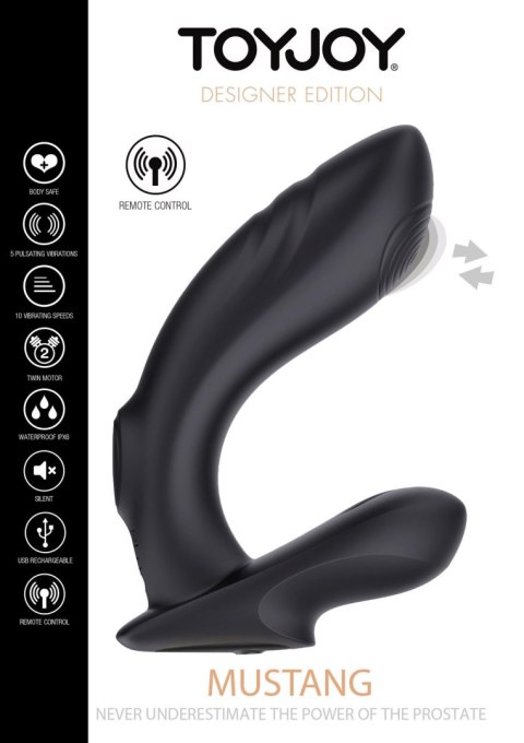 TOYJOY Mustang Prostate Massager Black