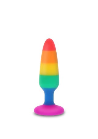 Tęczowy korek TOYJOY Twink Plug Medium Rainbow