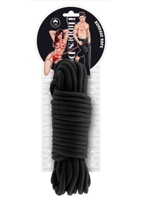 Hidden Desire Bondage Rope 10M Black