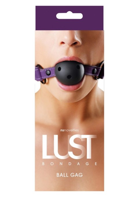 NS Novelties Lust Bondage Ball Gag Purple