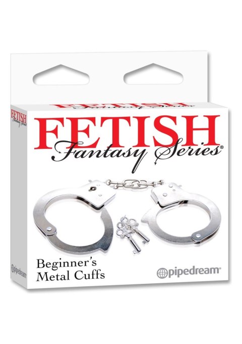 Pipedream Beginners Metal Cuffs Black