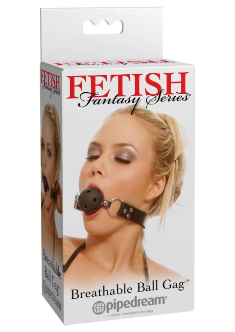 Pipedream Breathable Ball Gag Black