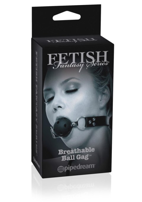 Pipedream Breathable Ball Gag Black